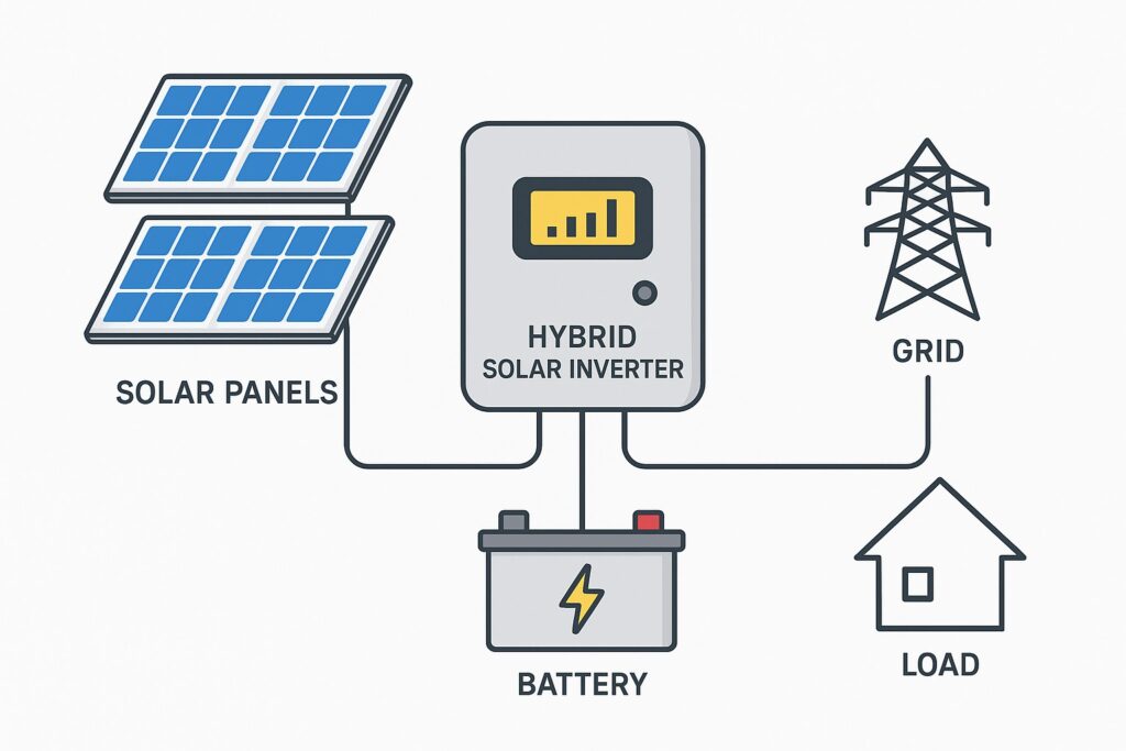 Hybrid solar system installation in Islamabad