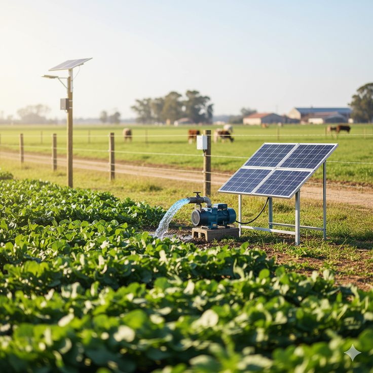 Agricultural solar tube well Pakistan Punjab