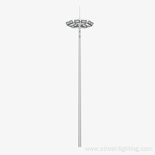 Hexagonal street poles