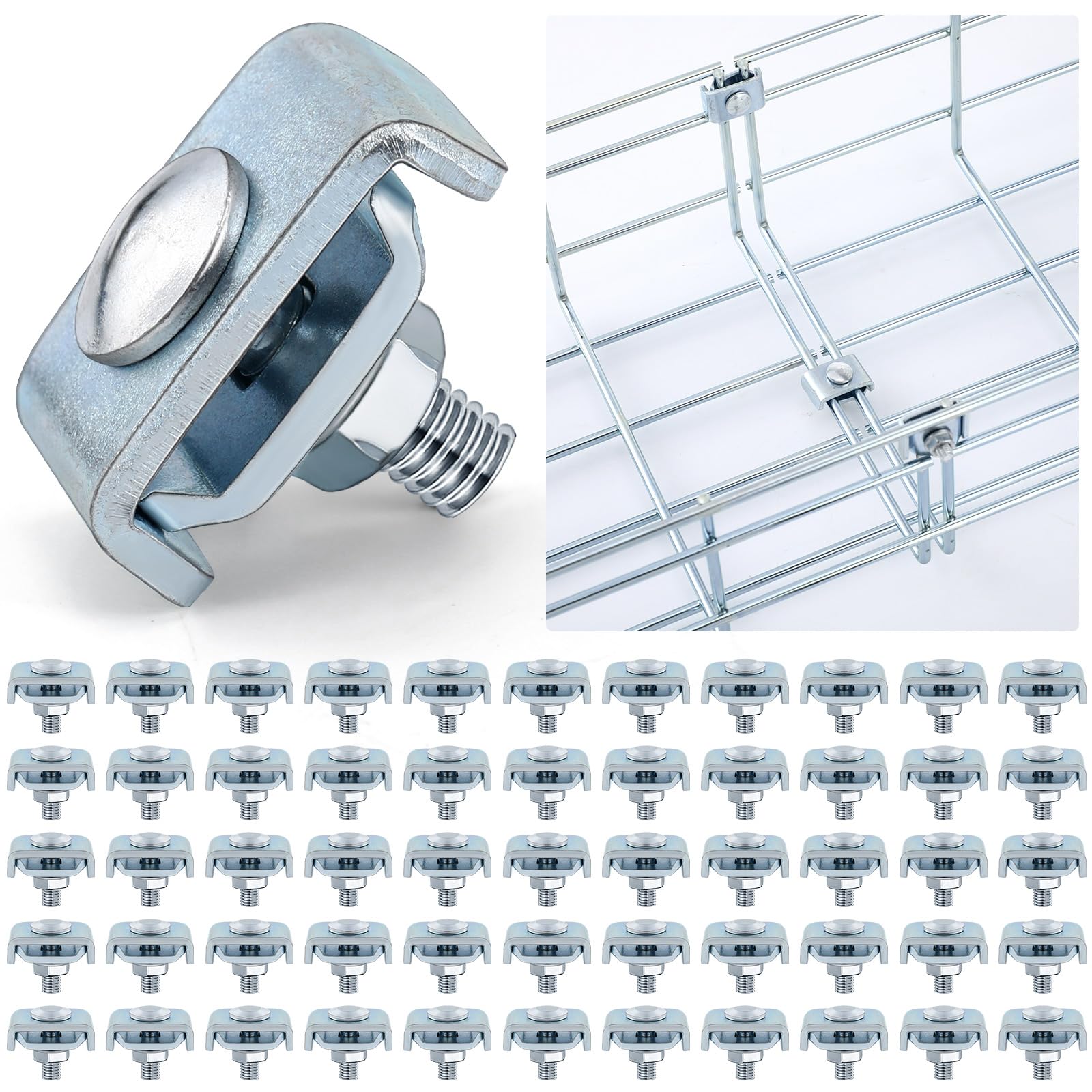 Cable tray coupler clamp kit