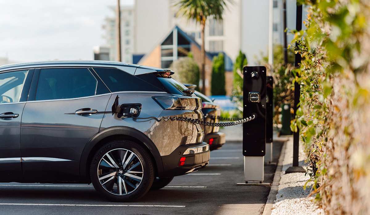 EV charging at hotel in Lahore Pakistan
