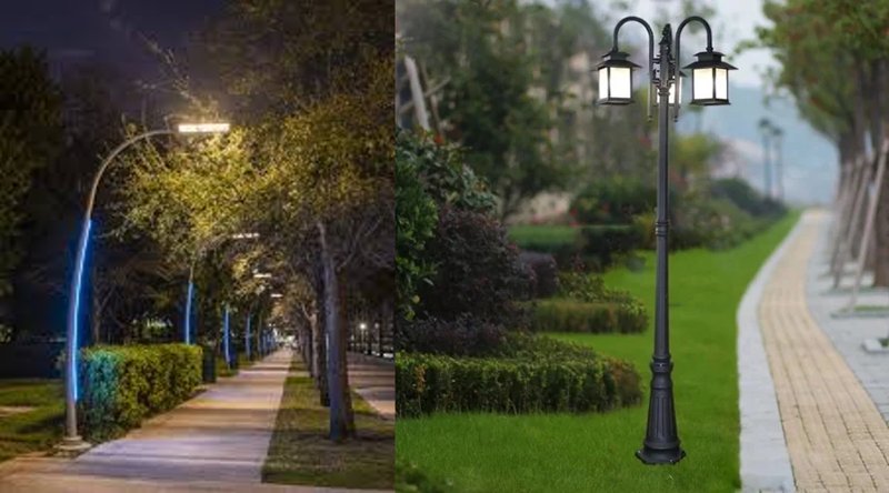 Garden light poles for parks Pakistan